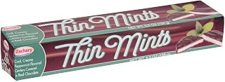 Zachary (1) Box Thin Mints - Cool Creamy Peppermint Flavored Centers Covered in Real Chocolate - Net Wt. 5.5 oz