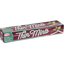 Zachary 1 Box Thin Mints - Cool Creamy Peppermint Flavoured Centers المغطاة بالشوكولاتة الحقيقية - Net Wt. 5.5 أونصة