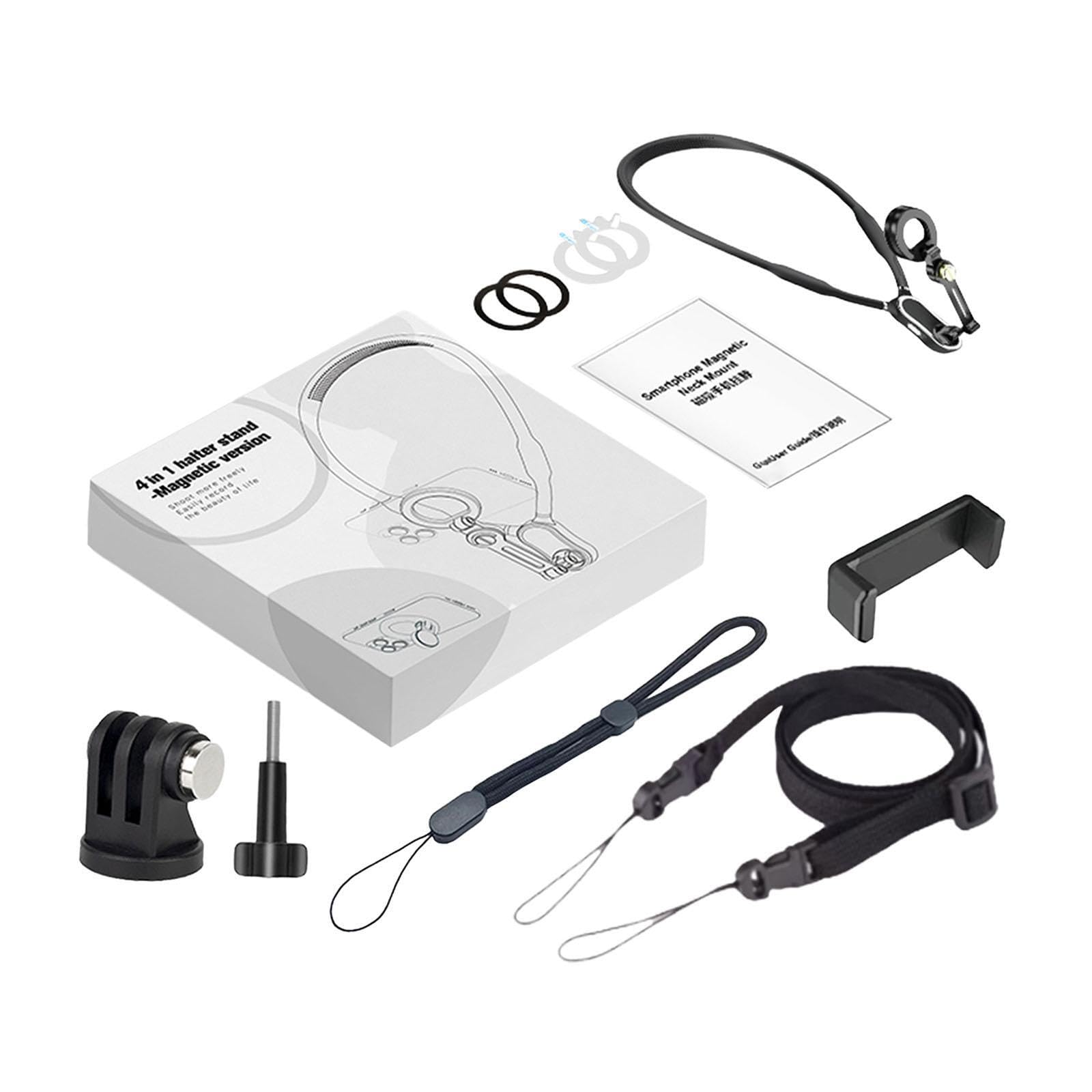Soporte para teléfono Multifuncional de liberación rápida para Colgar en el Cuello, práctico para Actividades al Aire Libre, fotografía y Vlogs,