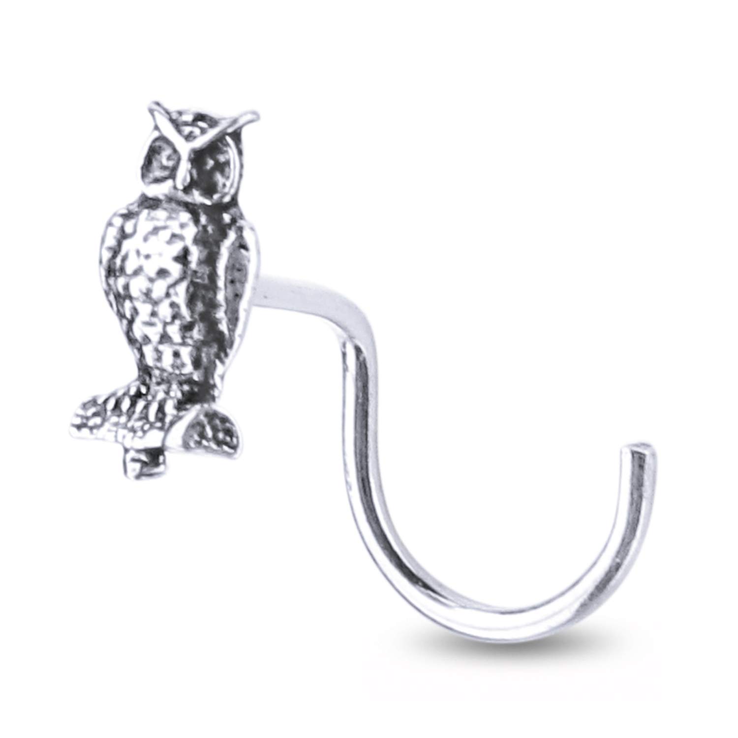 See full amazon price history chart for NEMICHAND JEWELS 925 Sterling Silver Tiny Owl oxidized Nose Pins For Womens NEMICHAND JEWELS 925 Sterling Silver Tiny Owl oxidized Nose Pins For Womens (B07VLBG24T) Amazon Price History, Amazon Price Tracker