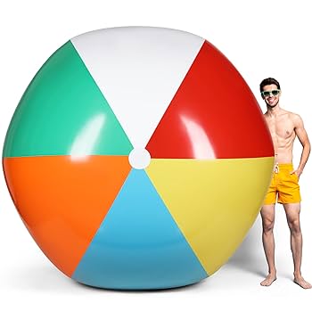 Amazon.co.jp: Lenwen ジャイアントビーチボール 2個 バルク12