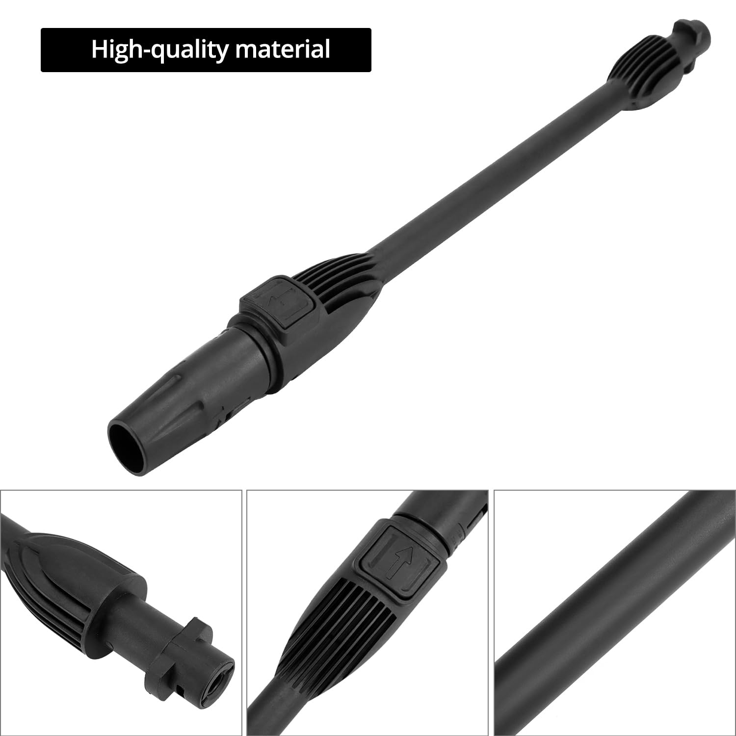 QWORK® Extensión de pistola rociadora para hidrolavadora con boquillas de repuesto, compatible con serie K K2, K3, K4, K5, K6, K7 Hidrolimpiadora