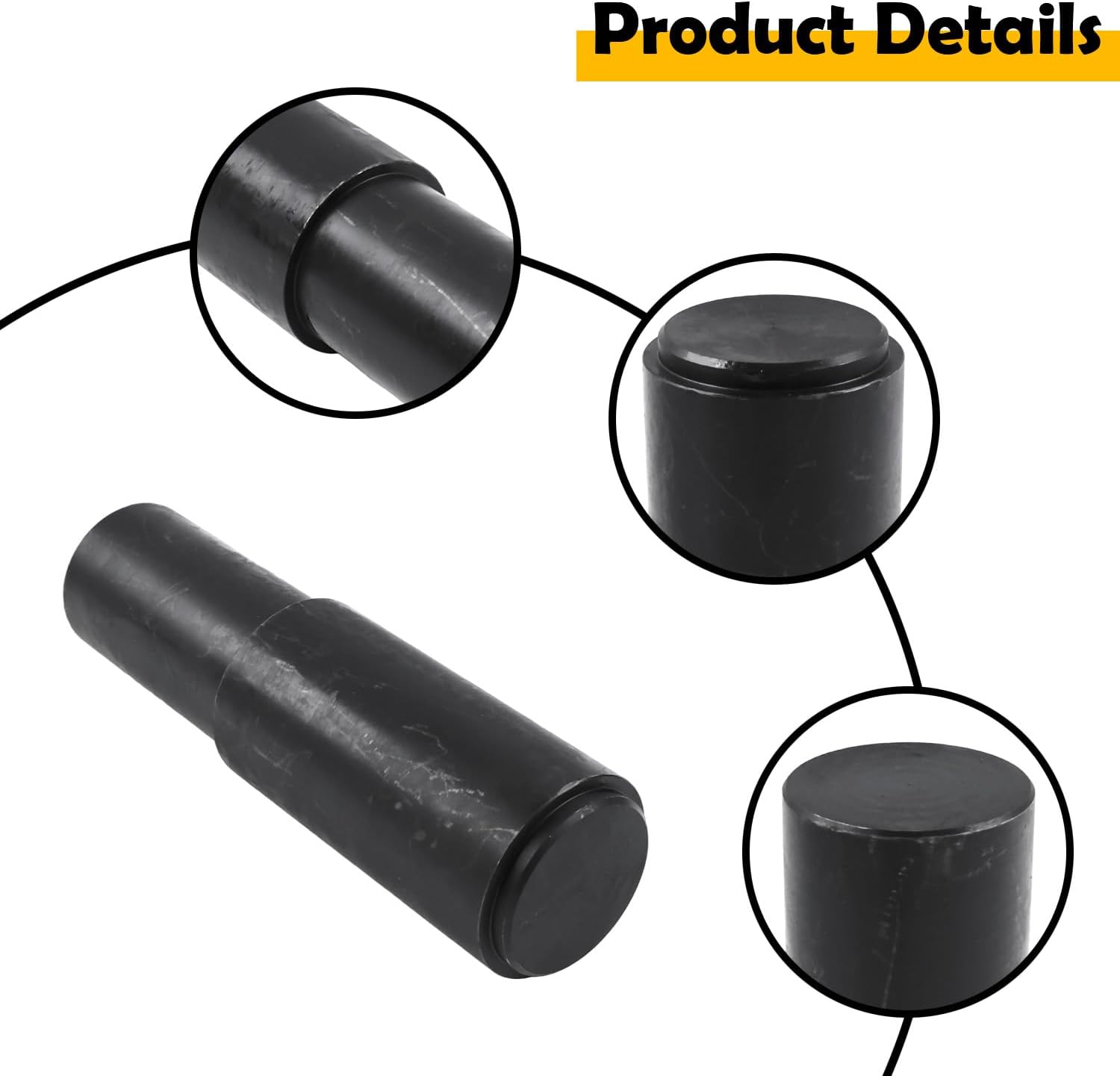 King Pin Bushing Driver Tool Compatible with R212136, Spiral No-Ream Installer for Heavy Duty Truck & Trailer Suspension, Alloy Steel Bushing Installation Tool