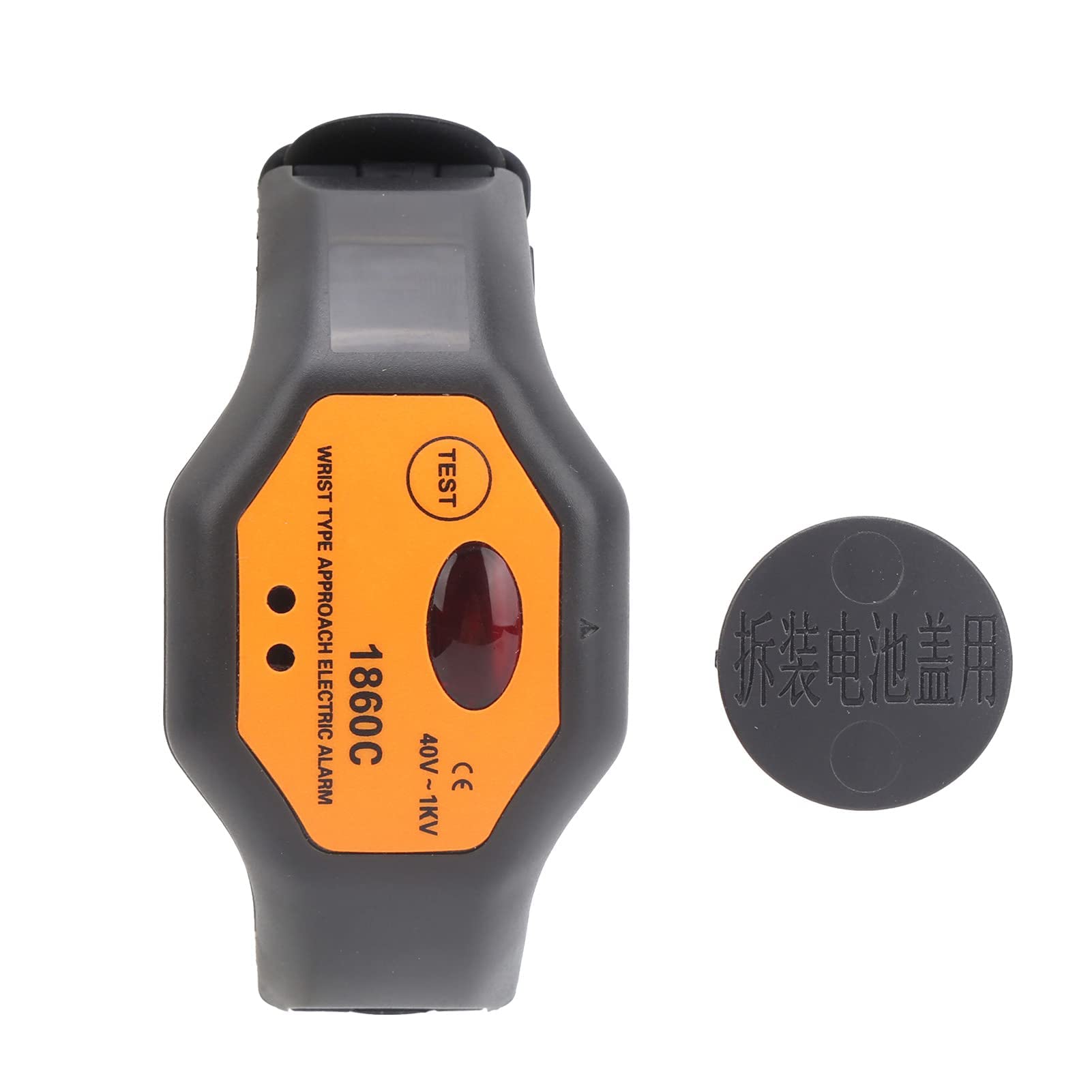 ‑ 1860C 40V ‑ 1KV Alarm Wysokiego Napięcia, Nadgarstkowy Czujnik Wysokiego Napięcia Bezkontaktowy Alarm Elektryczny do Konserwacji Zasilania