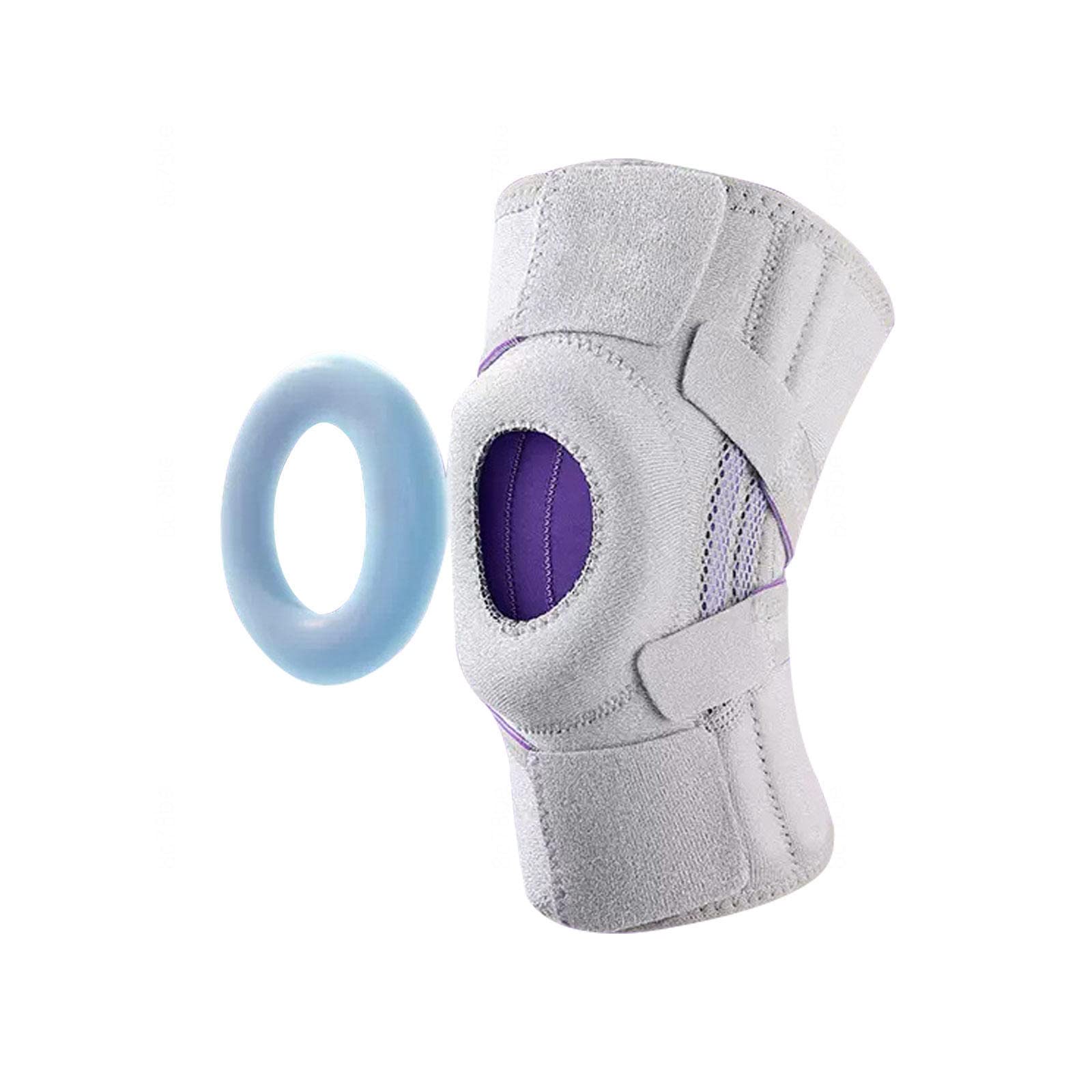 Rodilleras Protectoras, Rodillera de compresión con estabilizadores Laterales y Almohadilla de Gel para rótula, Rodilleras para Correr, Levantamiento de Pesas, Artritis,A
