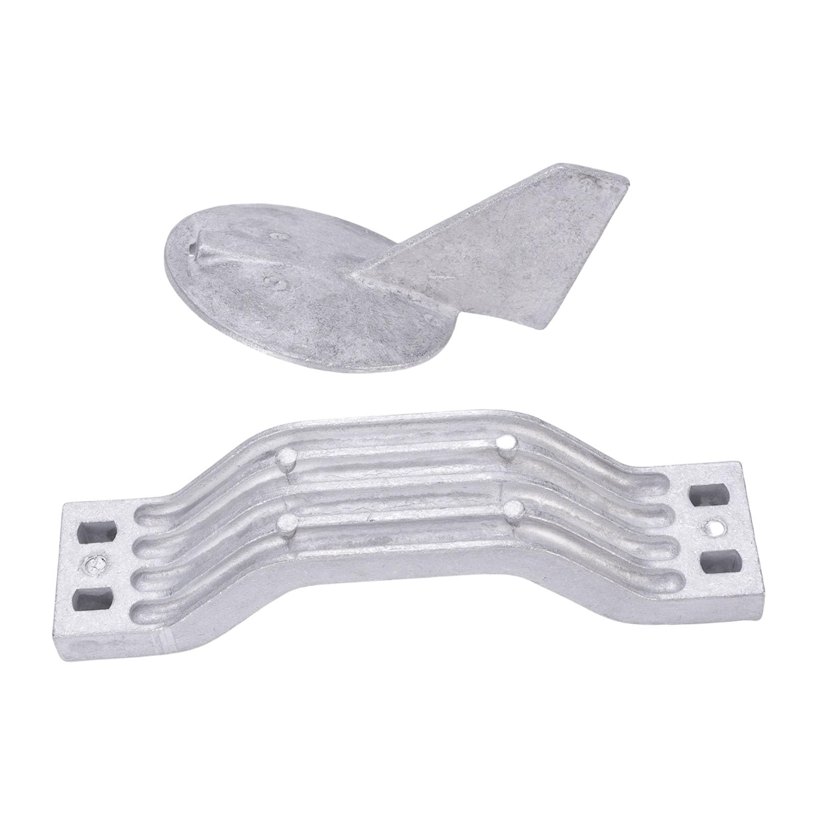 Rosvola Kit Anodo in Alluminio con Protezione Superiore per Motori Fuoribordo da 150-225, Parti di Manutenzione Essenziali per Uso Marino