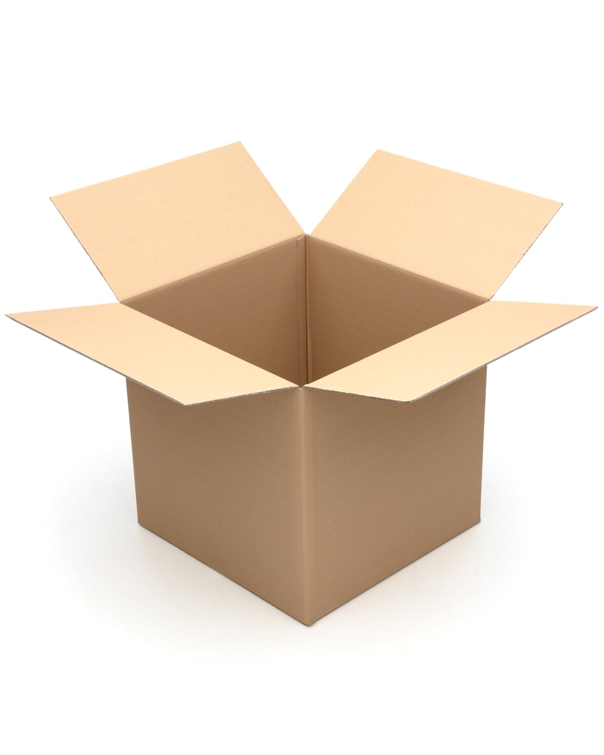 KK Verpackungen Versandkartons 600 x 600 x 600 mm Braun 2-wellig (Innenmaß 586 x 583 x 574 mm) | 10 Stück, Faltkartons Kartons für Versand als DHL Paket Hermes Paketklasse L DPD GLS Paketklasse XL