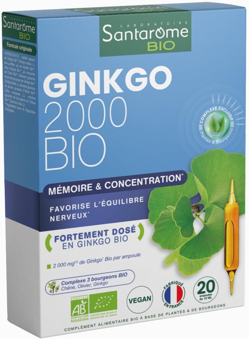 Ginkgo Biloba Bio 2000 Complément Alimentaire Mémoire et — free download