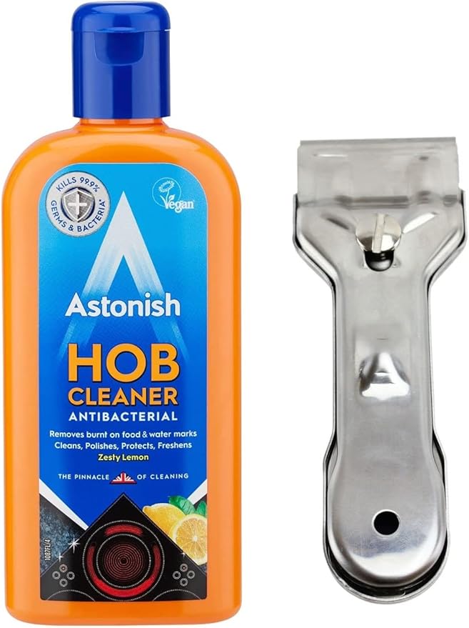 UKDD® Astonish Hob Cleaner Original Ceramic, Electric, Halogen and Induction Hob Cream Cleaner