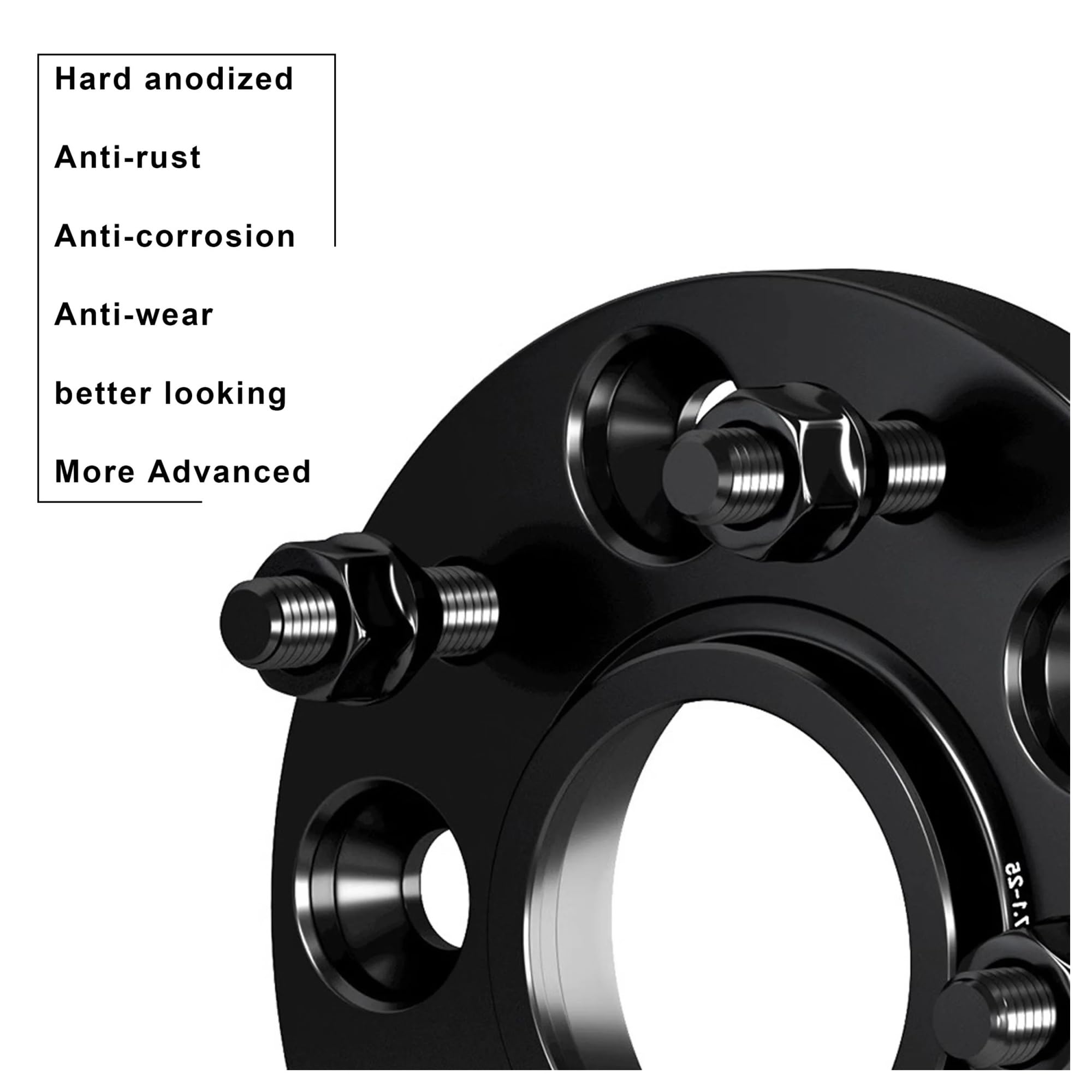 Auto Distanziali Ruota Per Jaecoo Per J8 Piastra Flangiata T6-7075 Distanziali Ruota Mozzo In Lega Di Alluminio Adattatore Allargato 2/4 Pezzi 5x108 65.1 M12 X 1.5 Distanziatori Ruote(2pcs 15mm-AD)