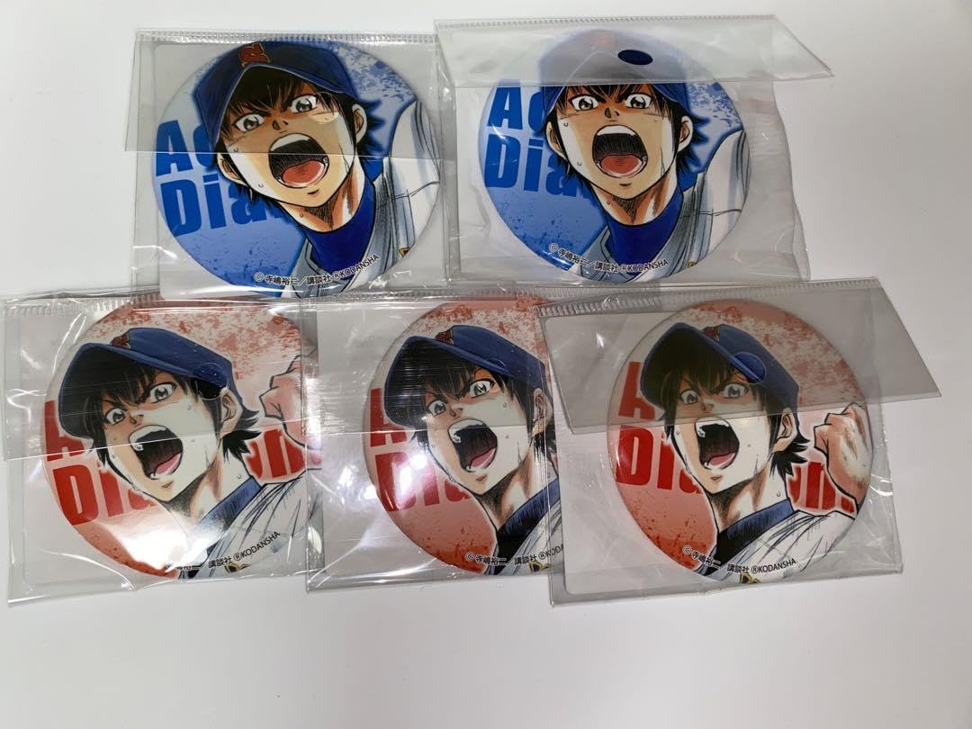 ダイヤのA スクラッチ 沢村栄純 缶バッジ