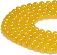 Vista 15 de Hermosas cuentas sueltas de cuarzo rutilado negro natural de 8 mm, redondas y suaves, aproximadamente 15 pulgadas, para hacer pulseras y collares