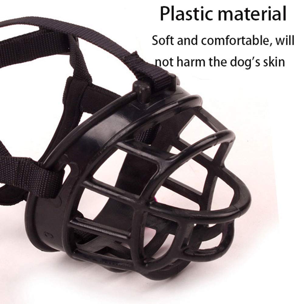 Protección contra la mordedura, Bozal for Perros, bozal de Silicona Transpirable y cómodo(Rosso,XXL)