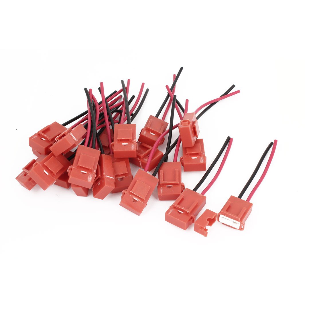 Porte-fusible en ligne lame ATC auto plastique rouge pour câble fusible auto 20x