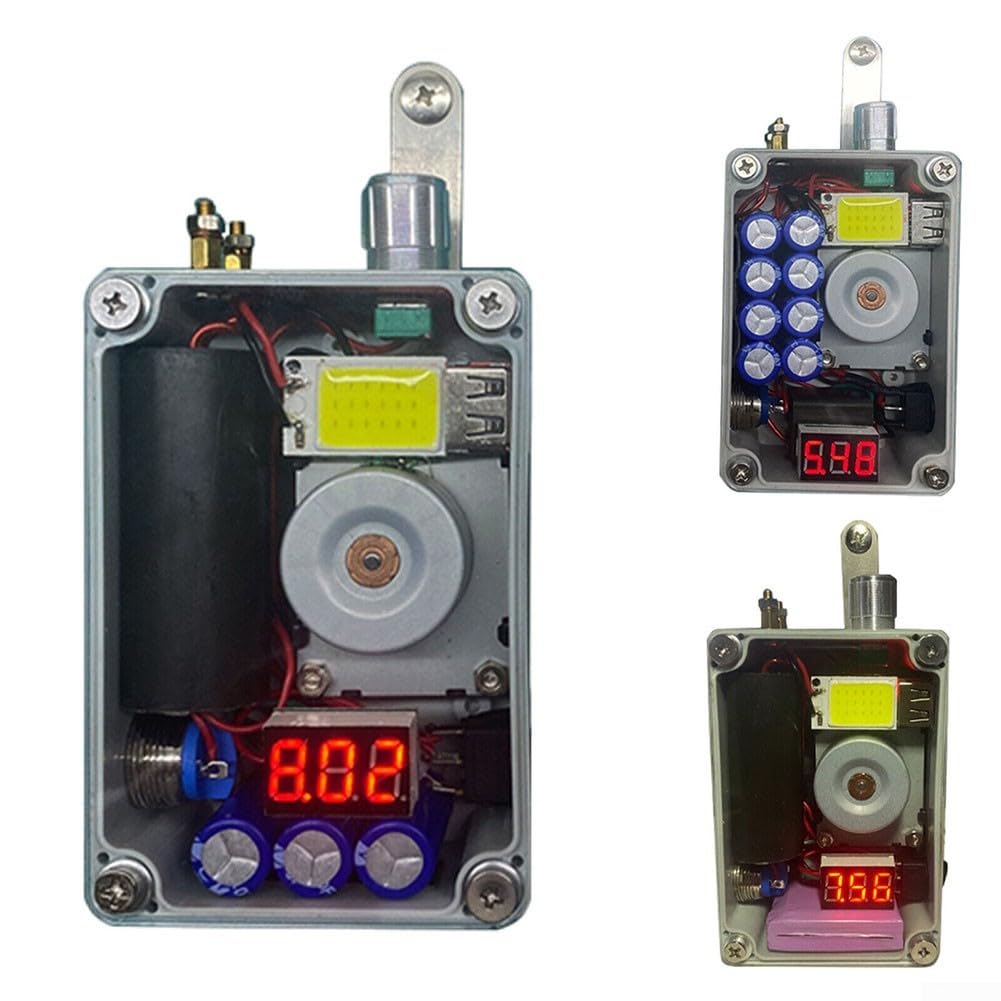Generatore manuale dinamo per sopravvivenza all'aperto - USB alimentato a mano per caricatore COB Lanterna per plasma 98mm (Versione 1.1V)