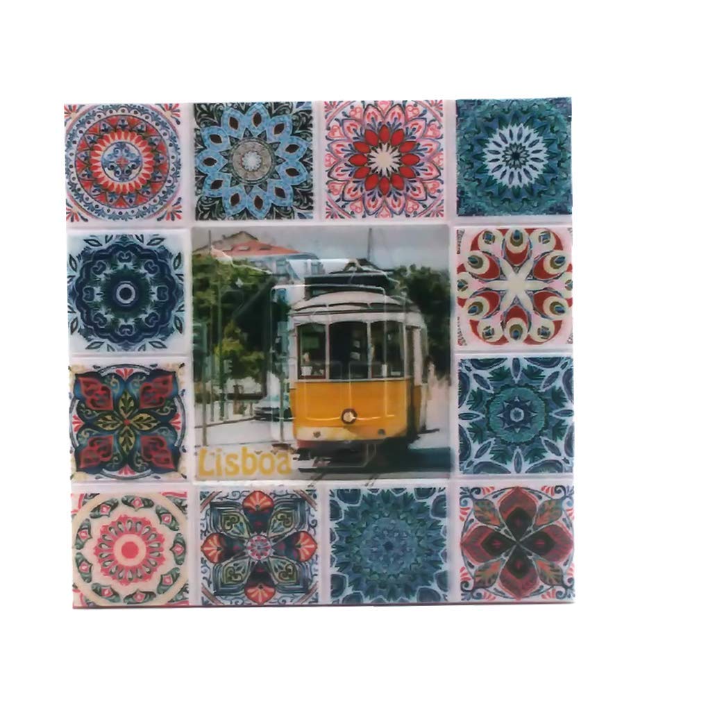 3D Lisbon Portugal Fridge Magnet - 9.5x6.3cm Travel Souvenir Gift