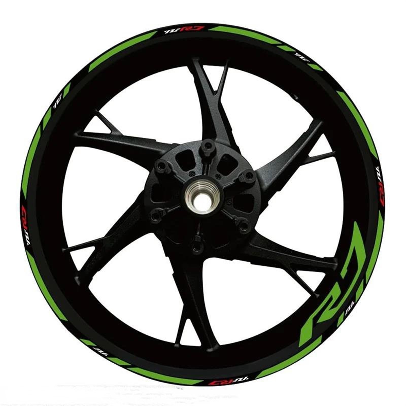 Stickers Motorcycle Accessories Wheel Stickers Reflective Decals Rims for Yamaha YZFR7 YZF R7(Style 3)