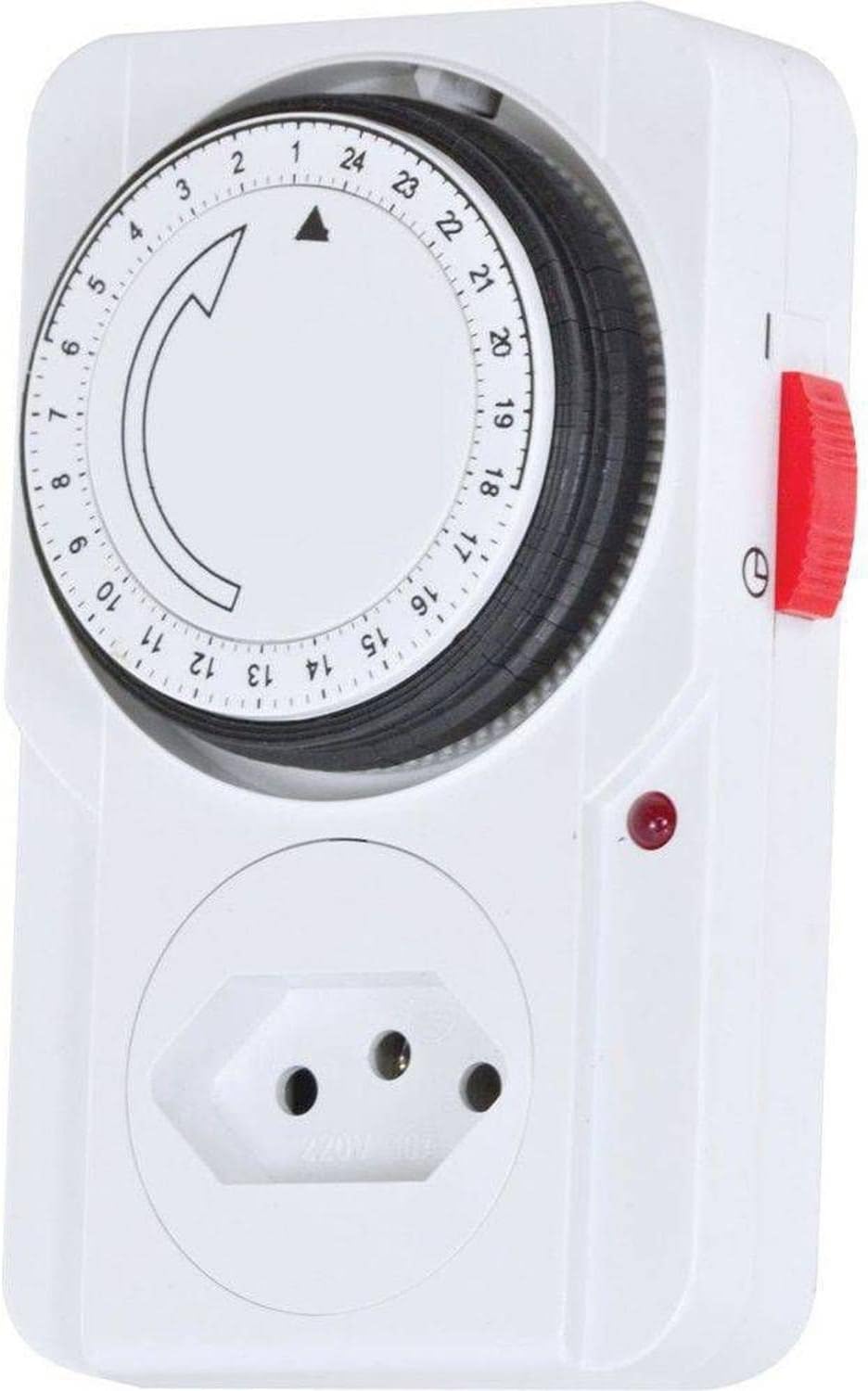 Interruttore Temporizzato Timer Meccanico Per Presa 230V - Potenza - Foto 2