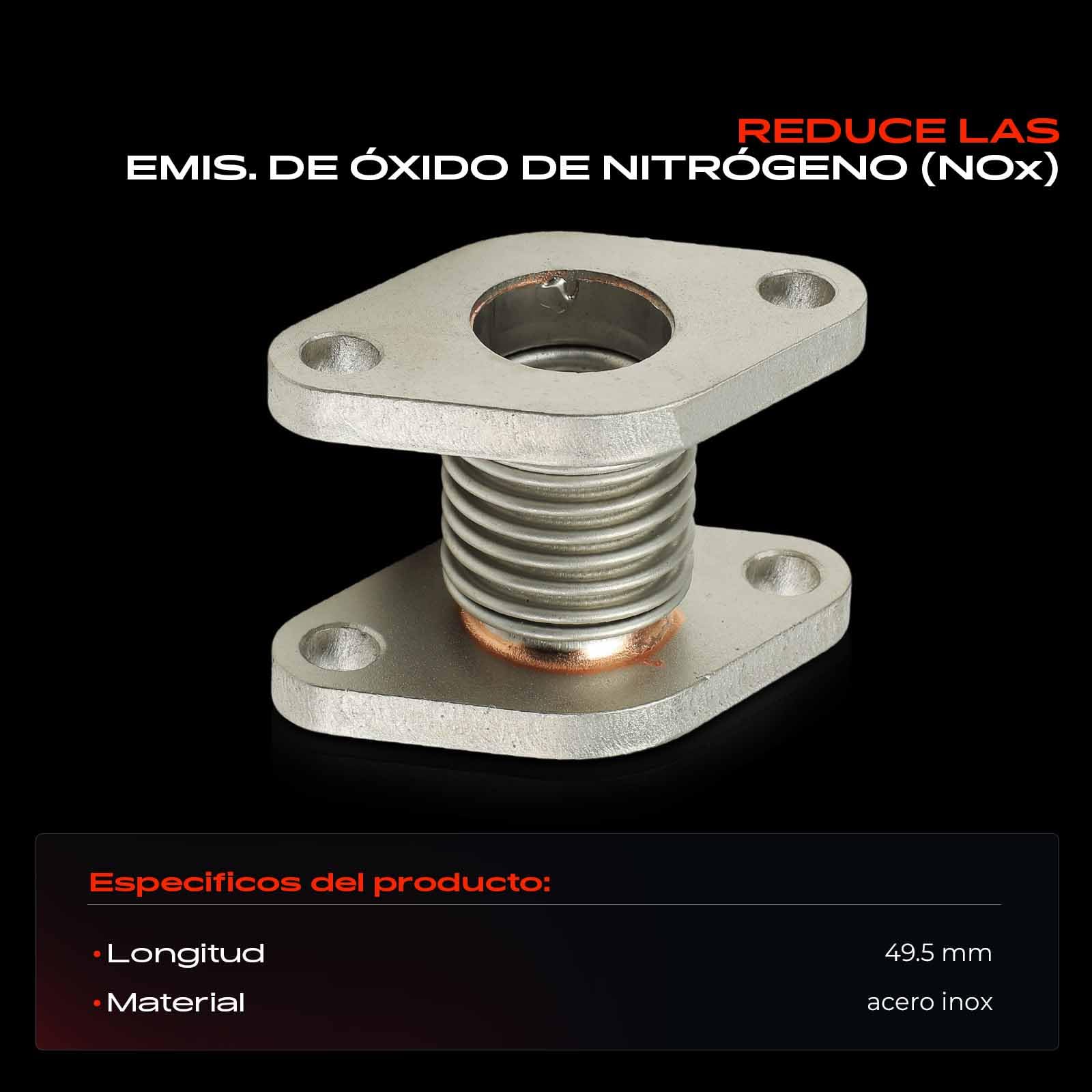 Frankberg Válvula EGR de tubería 504155826 | Compatible con: Ducato Van 250, Plataforma/chasis de transporte diario IV, Caja de suero intravenoso diario