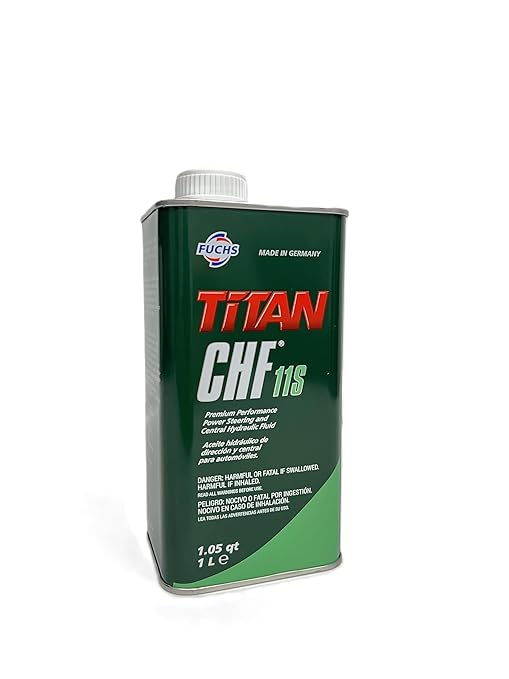 Titan CHF 11S Premium Performance Power Steering and Central Hydraulic Fluid with a Wide Application and Approval Profile for Various Manufacturers