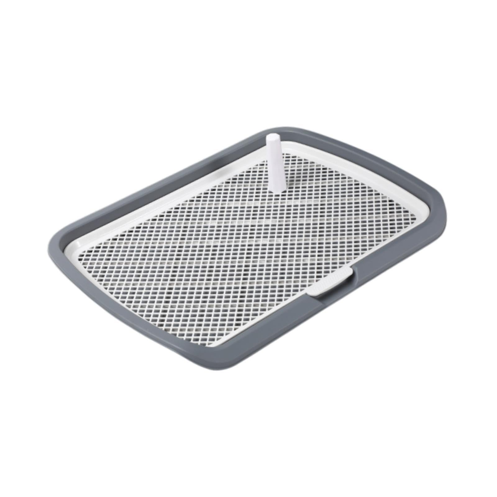 TUXCAXI Portable Puppy Pee Pad Holder Pan Smart Pet Training Toilet Tray Easy To Clean For Busy Pet Owners Training Pad Is Both Lightweight And Sturdy Toilet Potty Tray Easy To , Gray , 66x50x5.2cm