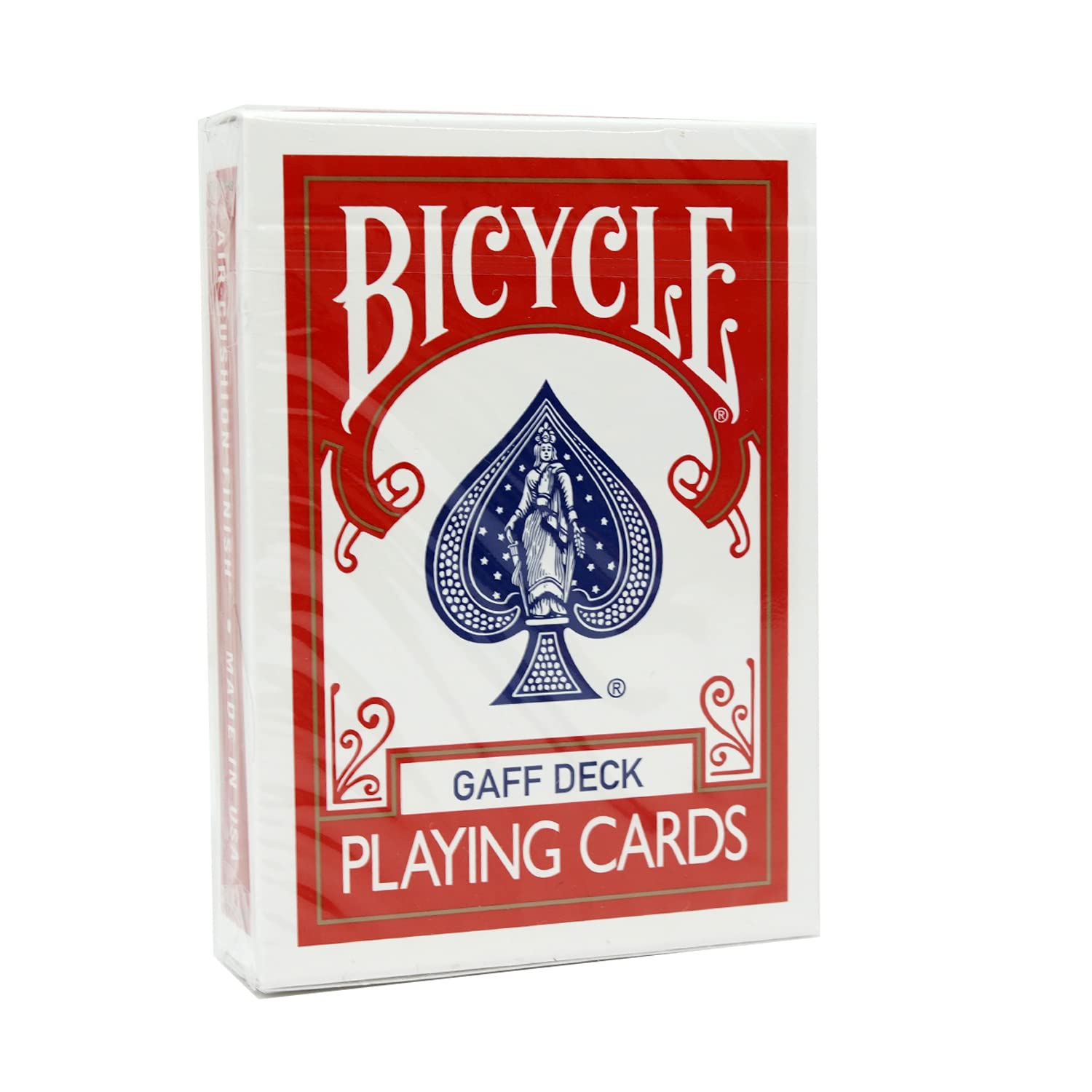 Bicycle Super Gaff Spielkarten - Deck mit ungewöhnlichen Karten für Magie - Inklusive Cipher Spielkarten Tasche