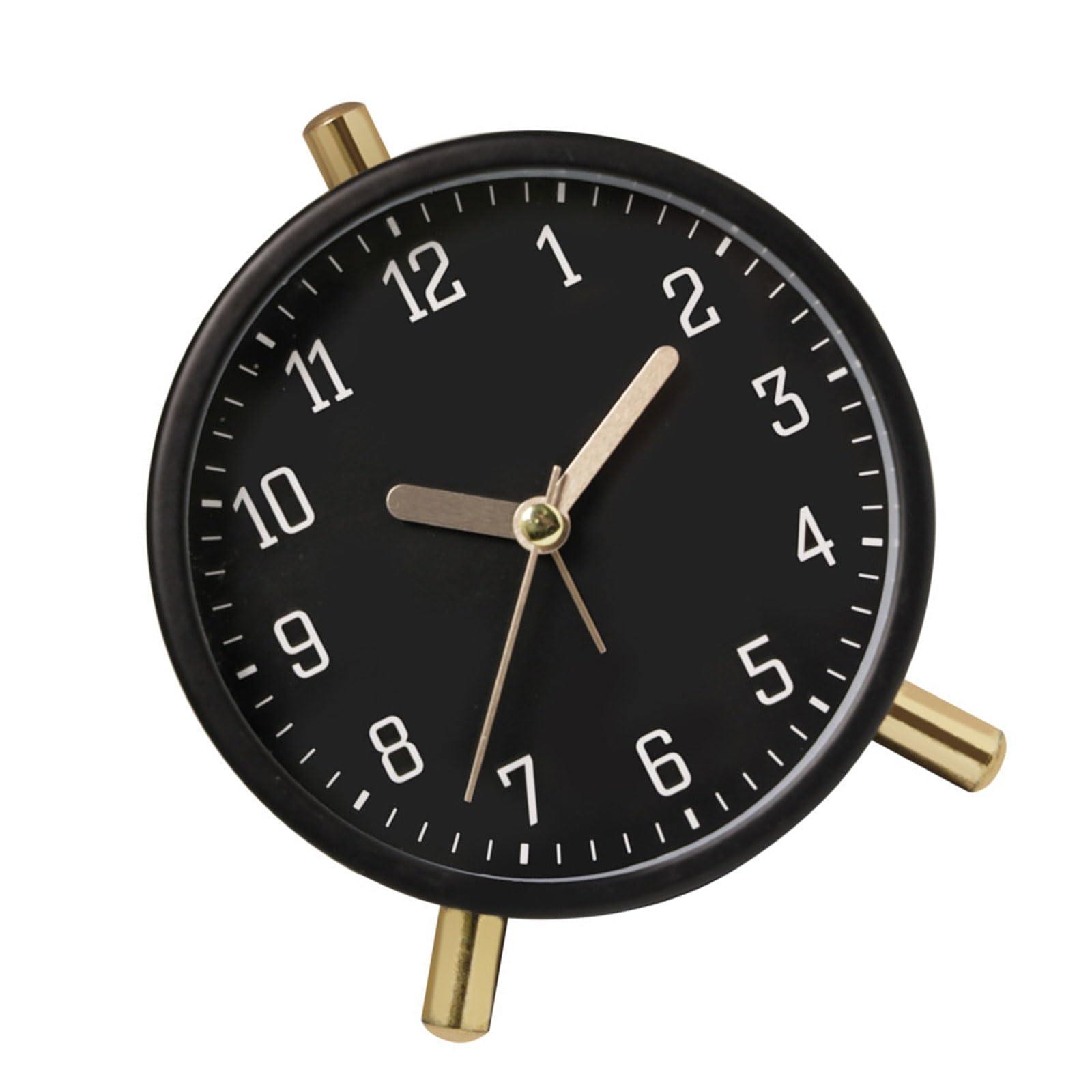 GTYLF Battery Operated Quiet Quartzs Alarm Clock for Children and Seniors with Easy to Read Display and Night Light Feature Night Light Alarm Clock