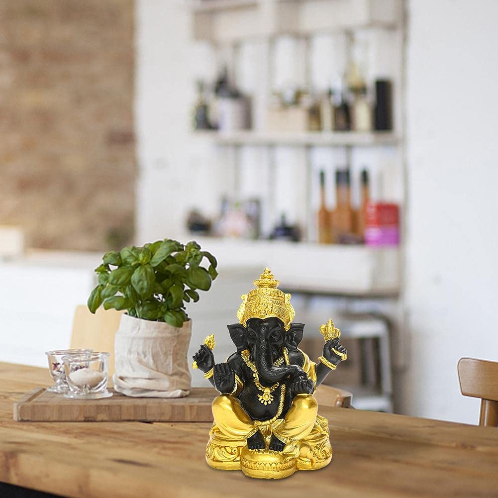 Sculpture Buddha Elephant Bóg Statua Home Żywicy Ozdoby Dom Biurowy Dekoracje Pulpitu Buddyjska Rzeźba Rzeźba Dekoracja Statue