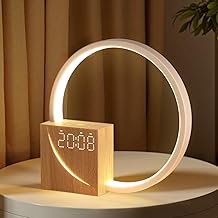 Bedside Lamp 10W With USB Charging Function, Alarm Clock Light Touch Control Variable Table Lamp Sleep Aid Babies & Adults, 3 Levels of Brightness Night Light for Bedroom Living Room