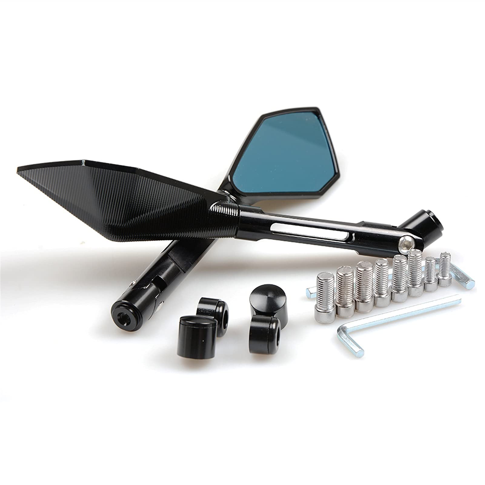 Buy DYWK Motorcycle Mirrors Motorbike CNC Rearview Side Mirror Aluminum