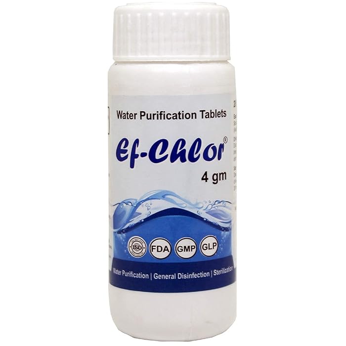 Buy EfChlor 4 gm Water Purification Tablets Drinking Water Purifying