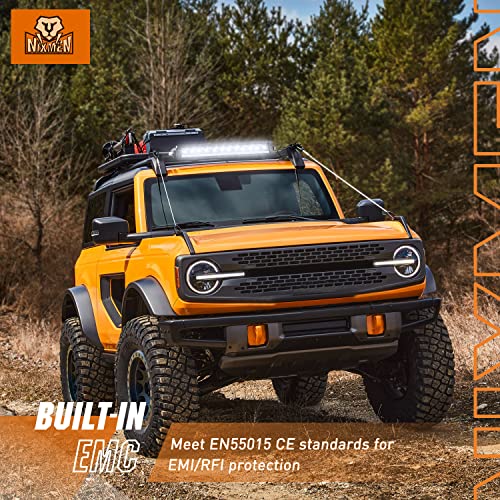 Nilight 15.5 Inch Led Light Bar Drl 60W 6650Lm Anti-Glare Offroad Slim Ip68 Single Row Flood Spot Driving Lights W/ 16Awg Dt Wiring Kit For Pickup Truck Suv Atv Utv Boat 4X4 Jeep, 5 Years Warranty #TOP6