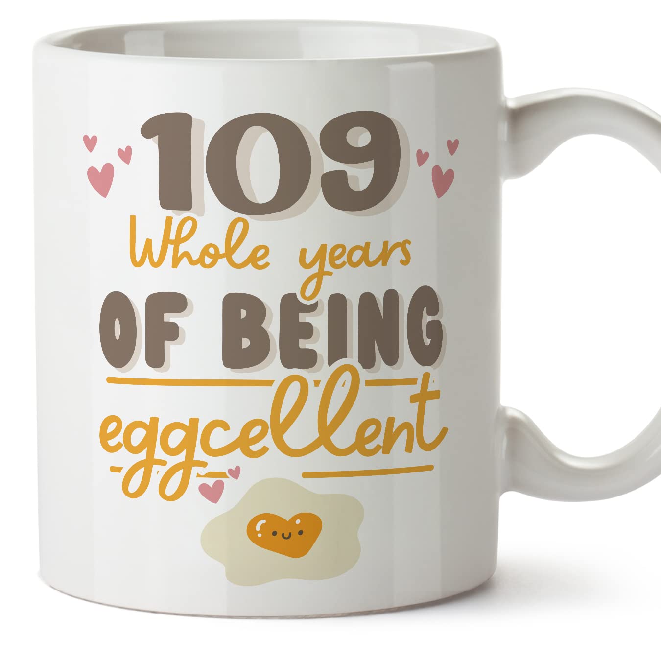 MUGFFINS 109 Birthday Mug - in English - Happy Birthday You are Eggcelent - Funny Anniversary Present - 11 oz