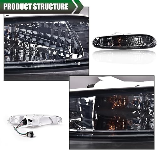 Miniatura 58 de GRAND ORANGE Lámparas de estacionamiento de luz de señal compatibles con Chevy Monte Carlo SS 1983-1988/Compatible con Chevy Monte Carlo 81-86