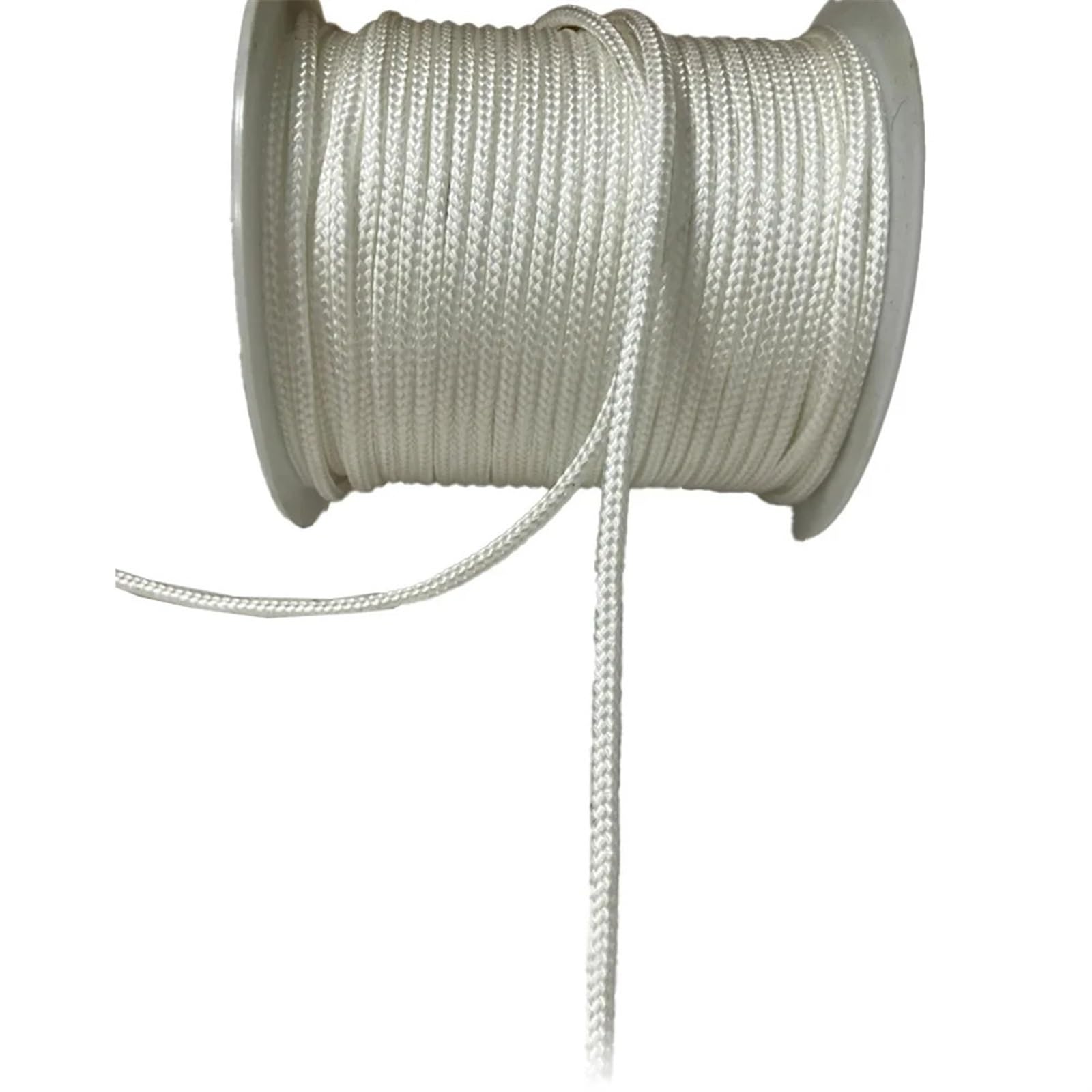 Corde De Lanceur Tondeuse Universel Cordon de démarrage en nylon for débroussailleuse, tronçonneuse, moteur tondeuse à gazon, jardin, cordon traction la machine(4mm,10m)