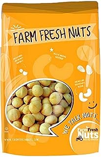 Raw Natural Macadamia Nuts Unsalted (1 Lb.) - Natural Macadamias - Compares to Organic Macadamia Nuts - Vegan & Keto Friendly - Farm Fresh Nuts Brand