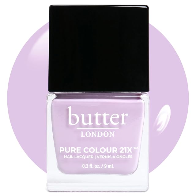 butter LONDON PC21X Nail Lacquer Polish - Fast-Drying Long Lasting Color with Gel-Like Finish Chip-Resistant Nail Lacquer Helps