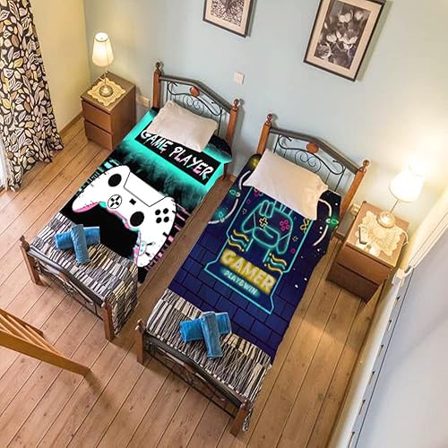 Miniatura 8 de Manta suave de juegos de regalo para niños, niñas y adolescentes, manta de franela de forro polar de videojuegos para niños, adolescentes, adultos y