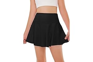 Girls Tennis Skort with Shorts: Perfect Comfort and Style for Size 10-12
