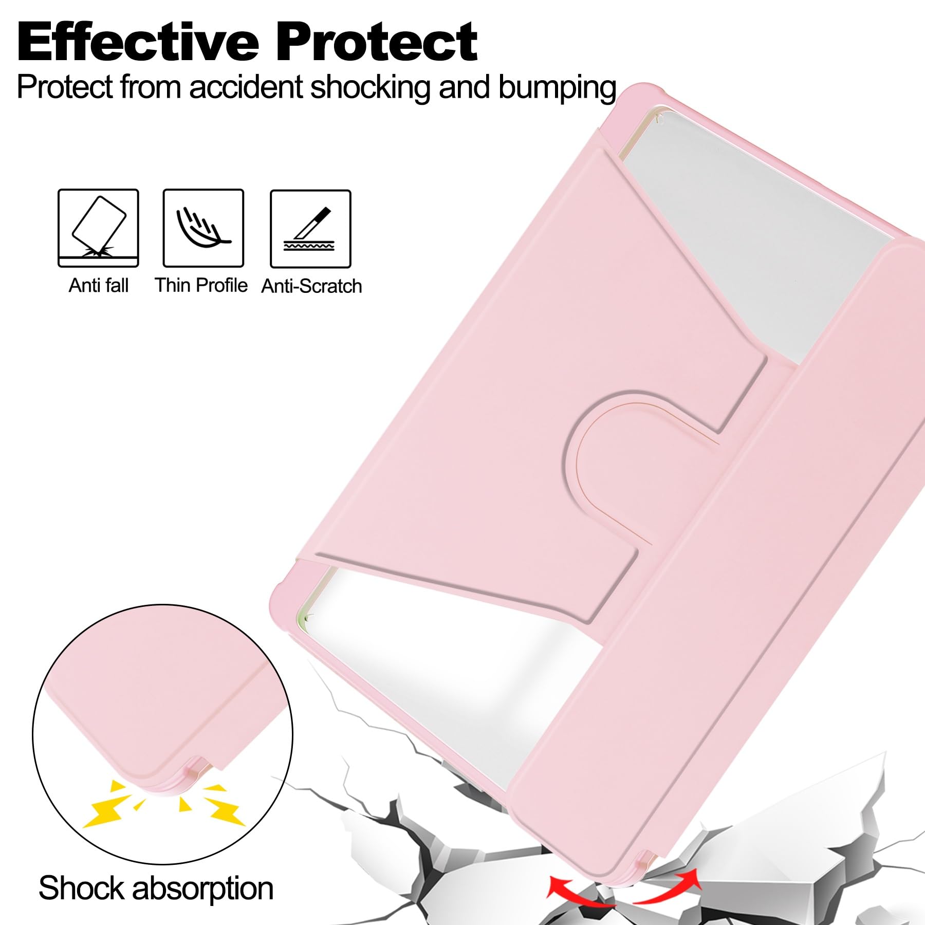 Etui ochronne na tablet Pro 11 2024 z odłączaną klawiaturą bezprzewodową S uchwyt na długopis, obracany o 360 stopni stojak folio flip smart pokrowiec na tablet automatyczny uśpienia / budzenie etui