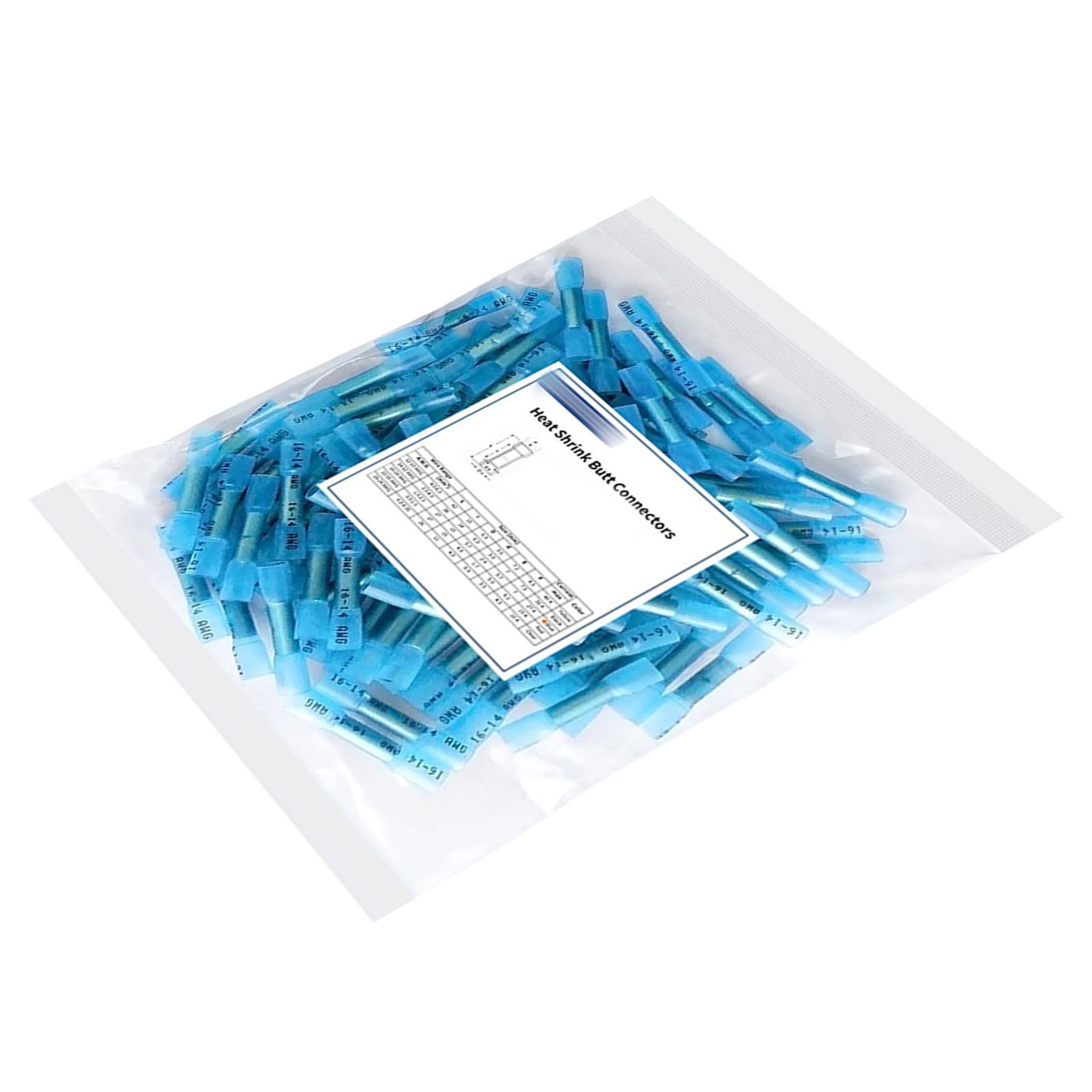 100pcs Heat Shrink Terminals for Electrical Wiring and Automotive Repair Connectors