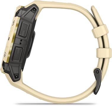 Garmin Instinct 3 45 mm, AMOLED Display, Rugged Outdoor GPS Smartwatch, Built-in Flashlight, Alpine Rush Collection Limited Edition Color, Citrine with Citrine Band