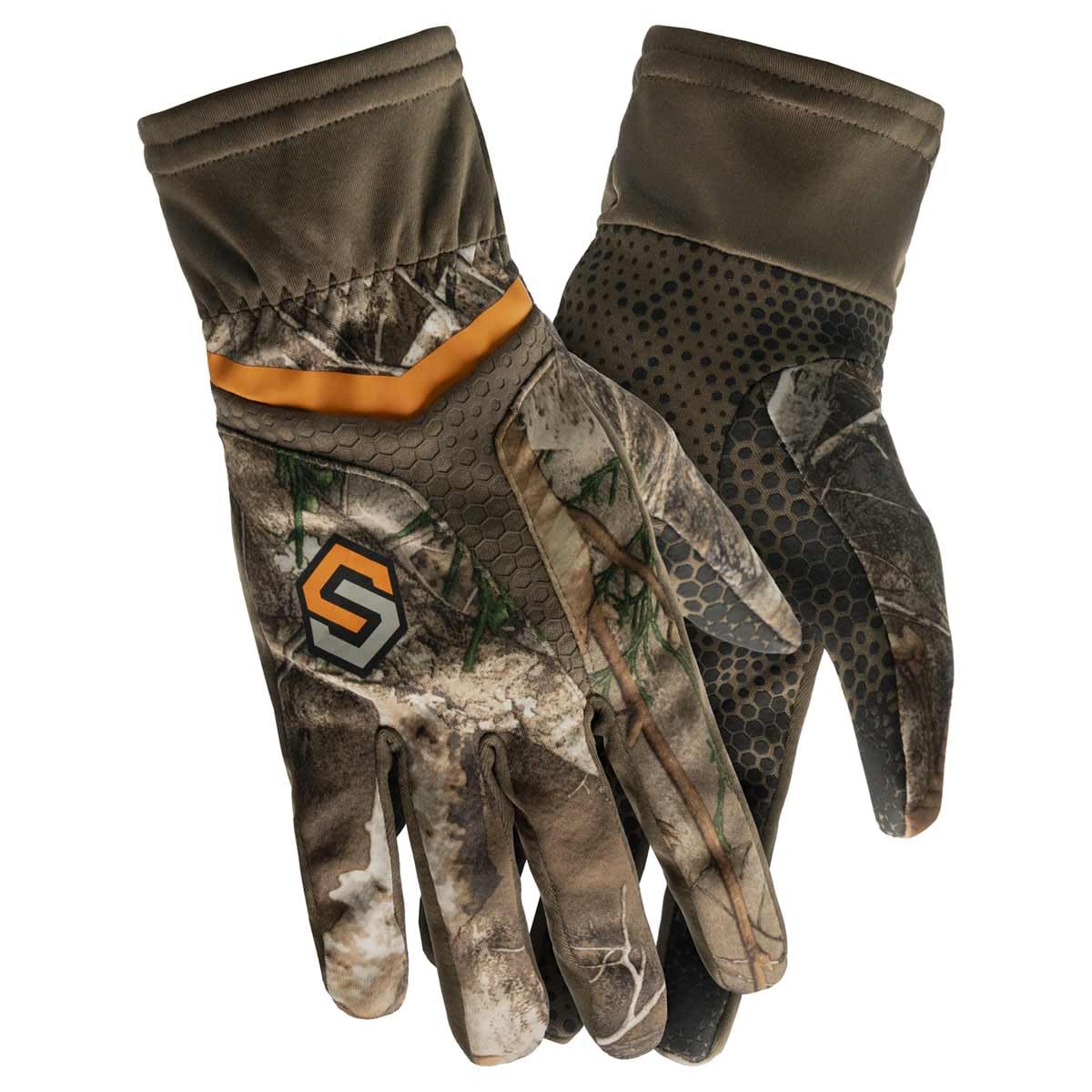 ScentLokMidweight Camo Shooters Gloves for Hunting and Outdoor Recreation