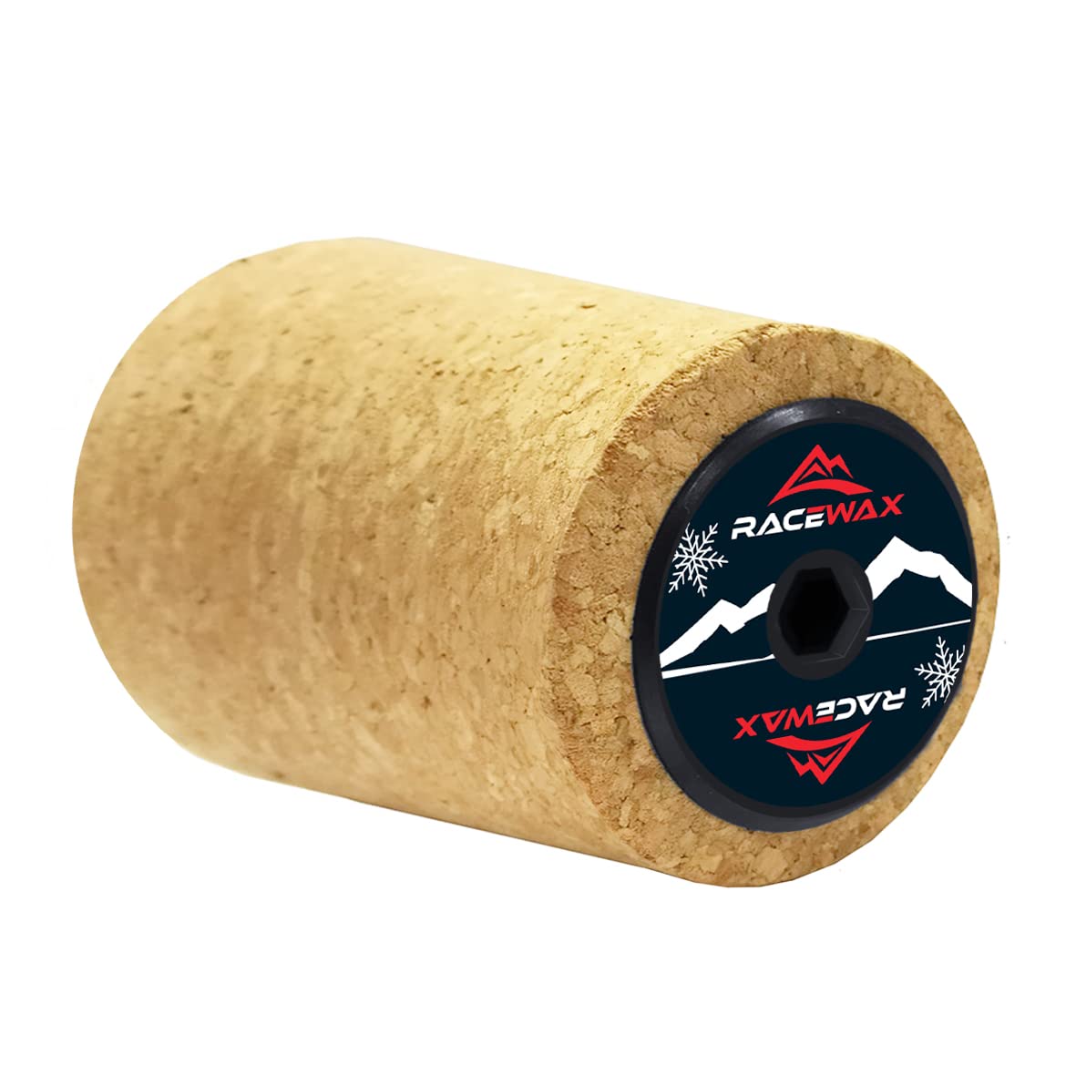 RaceWax Juego de cepillo Roto de 120 mm, corcho, nailon, pelo de crin, cobre, cepillo roto