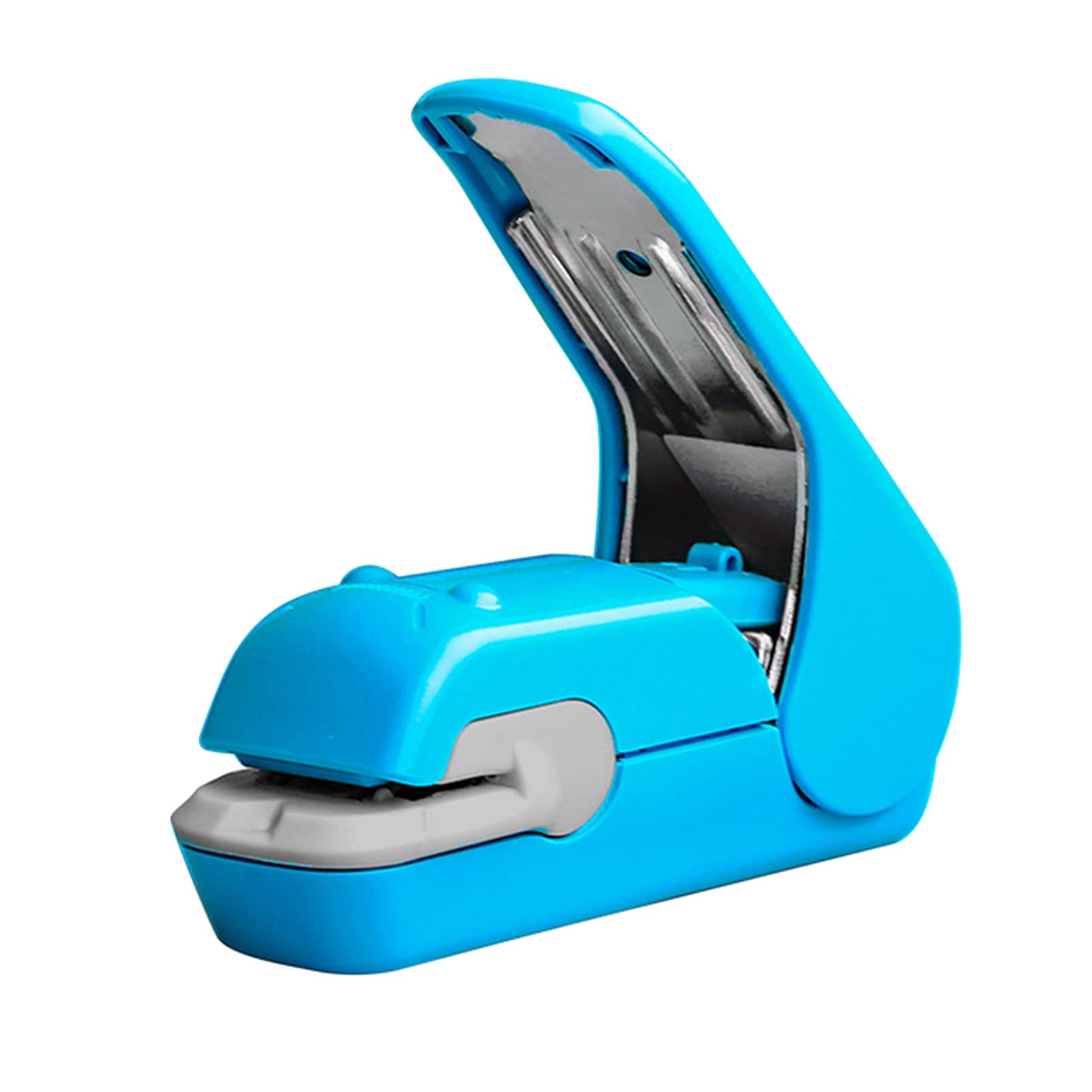 Agrafeuse Bureau Agrafeuse sans Agrafe Permet de Gagner du Temps et de l'agrafeuse d'agrafeuse sans Aiguille Mini agrafeuse Portable avec dissolvant d'agrafage Agrafeuse(A)