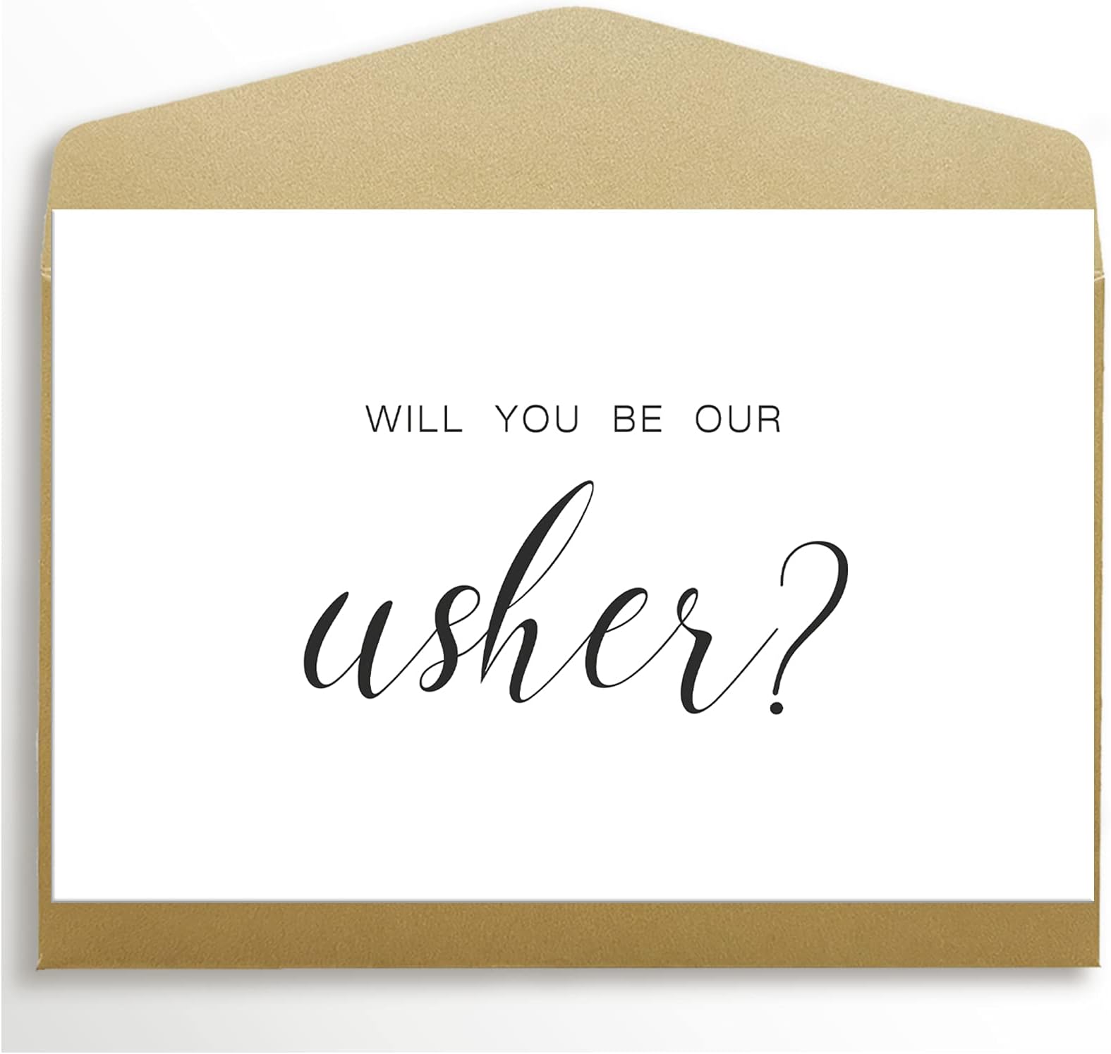 Goroar Will You Be Our Usher, Card for Usher, Usher Proposal Card, Usher Request Card, Be Our Usher Card