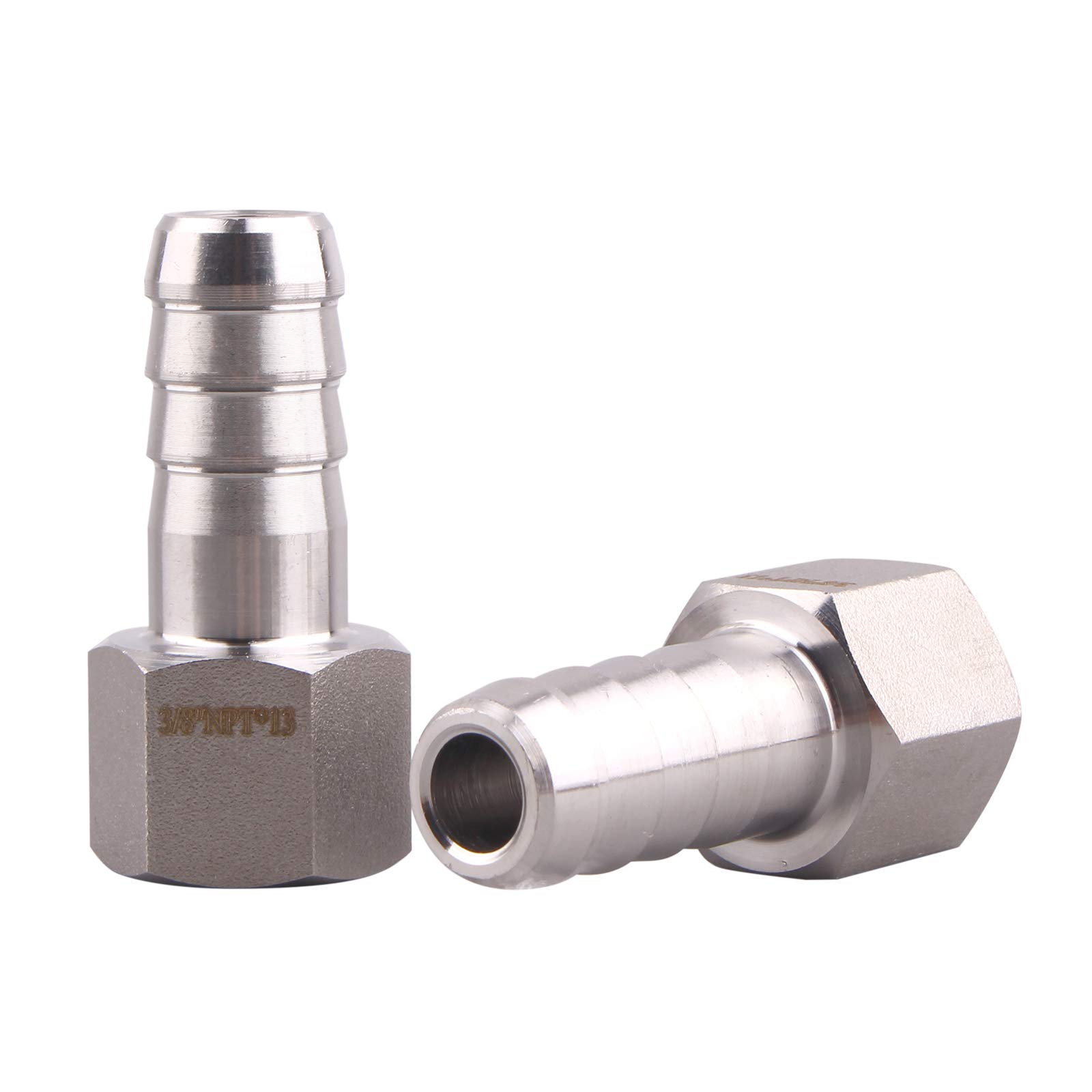 Tuyau cannelé 1/2 anti-fuite DERNORD 3/8 NPT femelle en acier inox, solution de plomberie stable