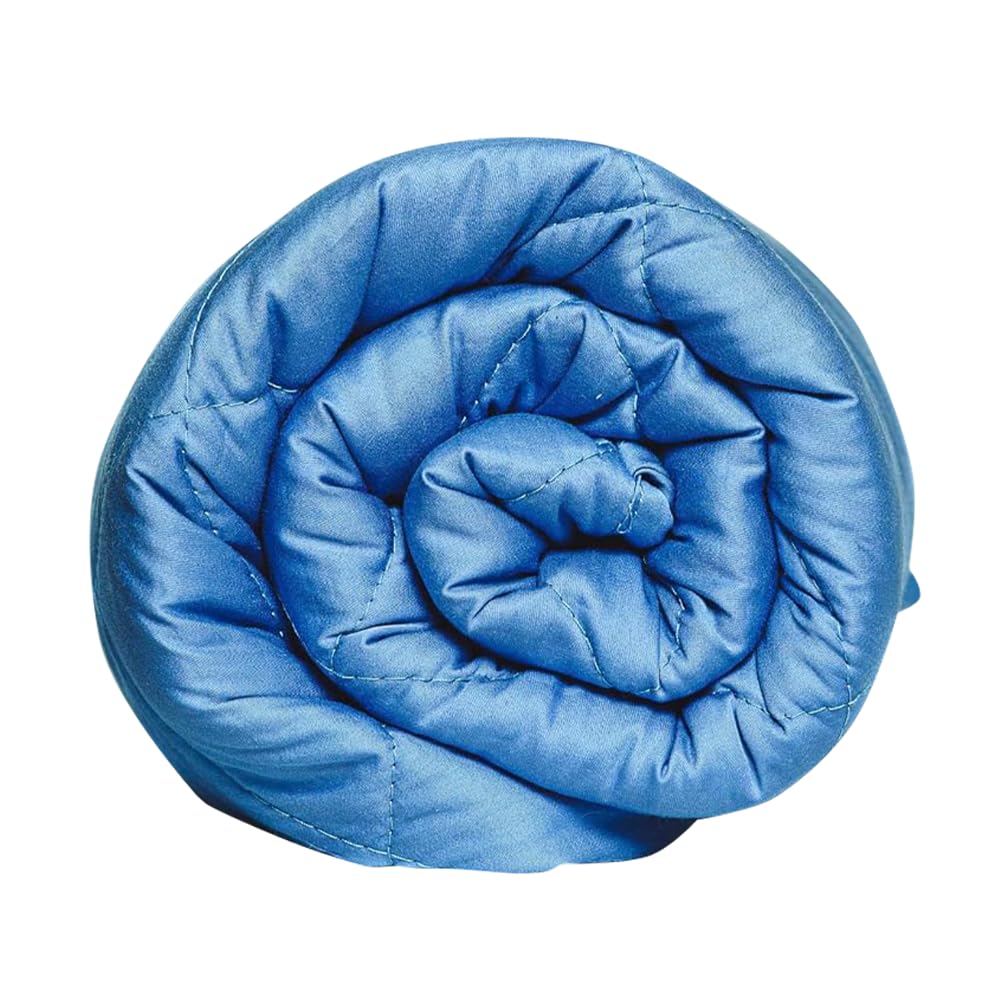 Chrome Cherry Washable Weighted Blanket 10 Pounds by Sec?r | Premium 100% Cotton, and Glass Beads, Reinforced Stitching | Designed in The USA, 10 lb Weighted Blankets for Adults | 48 x 72 Inches