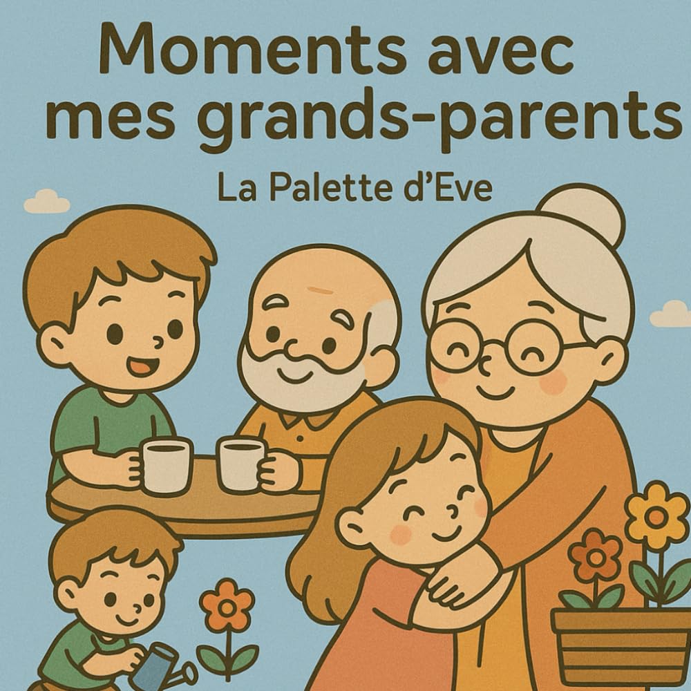 Moments avec mes grands-parents - Souvenirs, complicité et moments en famille: Un livre de coloriage doux sur l’amour et la complicité intergénérationnelle