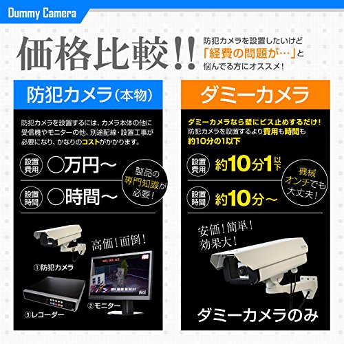 【新品】屋外ハウジング型ダミーカメラ（ロングサイズ）防犯ダミーカメラ（OS-160）(新品) Amazon | 屋外ハウジング型ダミーカメラ（ロングサイズ）防犯ダミー